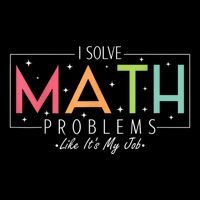 I Solve Math Problems Like ItS My Job Funny Back To School Impact Tech Backpack