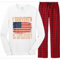 I Survived My Teenage Daughter FatherS Day Funny Long Sleeve Pajama Set