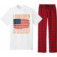 I Survived My Teenage Daughter FatherS Day Funny Pajama Set