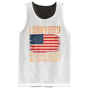 I Survived My Teenage Daughter FatherS Day Funny Mesh Reversible Basketball Jersey Tank