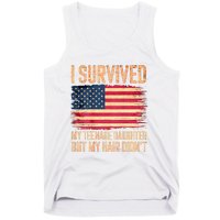 I Survived My Teenage Daughter FatherS Day Funny Tank Top