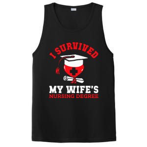 I Survived My WifeS Nursing Degree Nurse Rn Graduation 2024 PosiCharge Competitor Tank