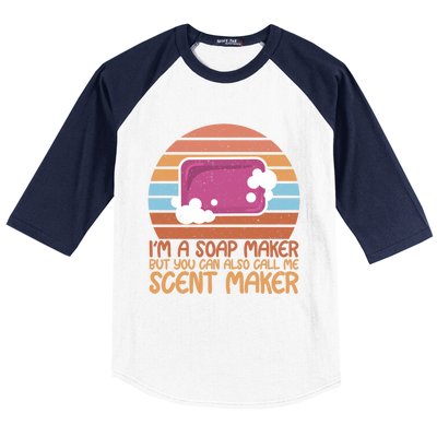 Im Scent Maker Soap Maker Soap Making Expert Lover Gift Baseball Sleeve Shirt