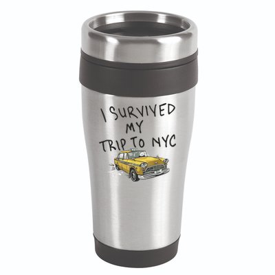 I Survived My Trip To NYC 16oz Travel Tumbler