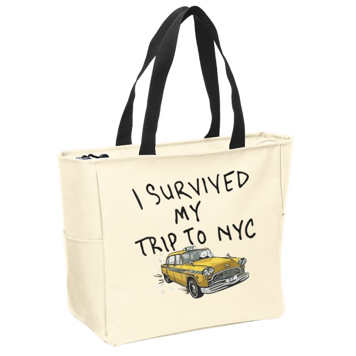 I Survived My Trip To NYC Zip Tote Bag