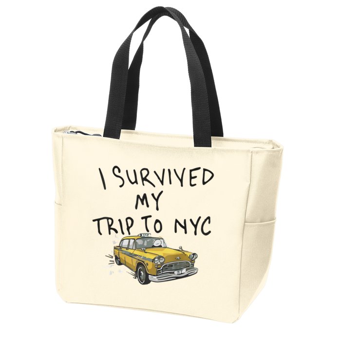 I Survived My Trip To NYC Zip Tote Bag