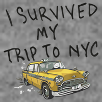 I Survived My Trip To NYC 7-Panel Snapback Hat