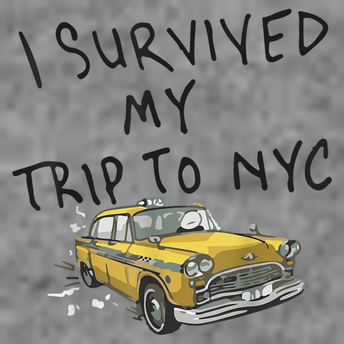 I Survived My Trip To NYC 7-Panel Snapback Hat