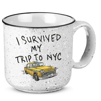I Survived My Trip To NYC 15oz Campfire Ceramic Mug