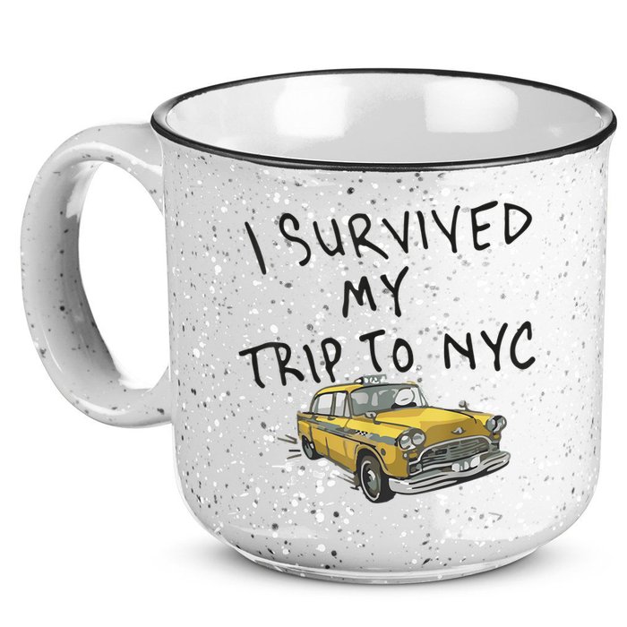 I Survived My Trip To NYC 15oz Campfire Ceramic Mug