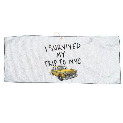 I Survived My Trip To NYC Large Microfiber Waffle Golf Towel