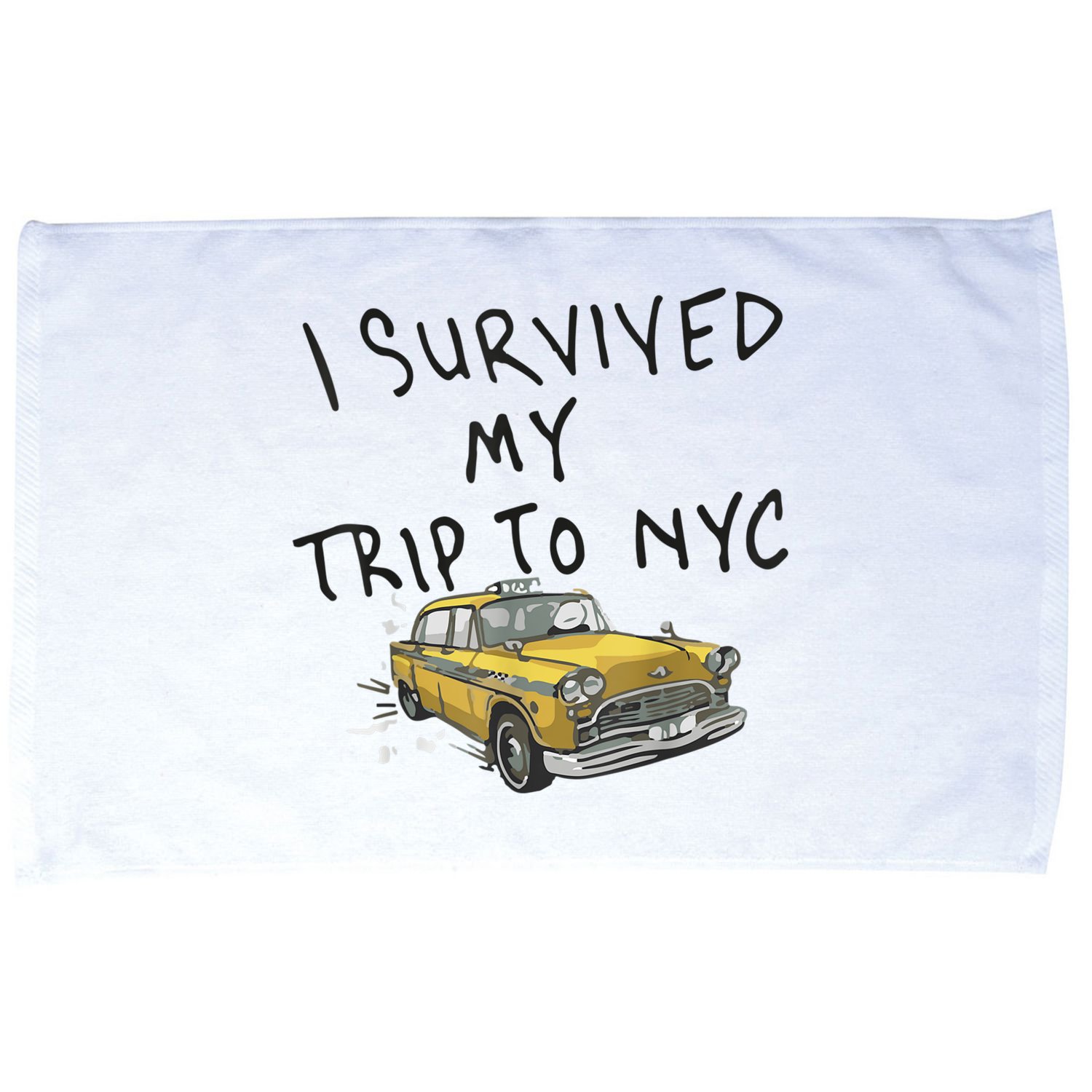 I Survived My Trip To NYC Microfiber Hand Towel
