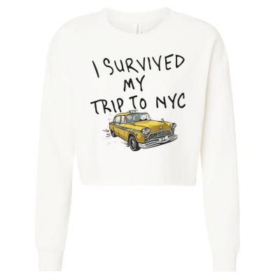 I Survived My Trip To NYC Cropped Pullover Crew