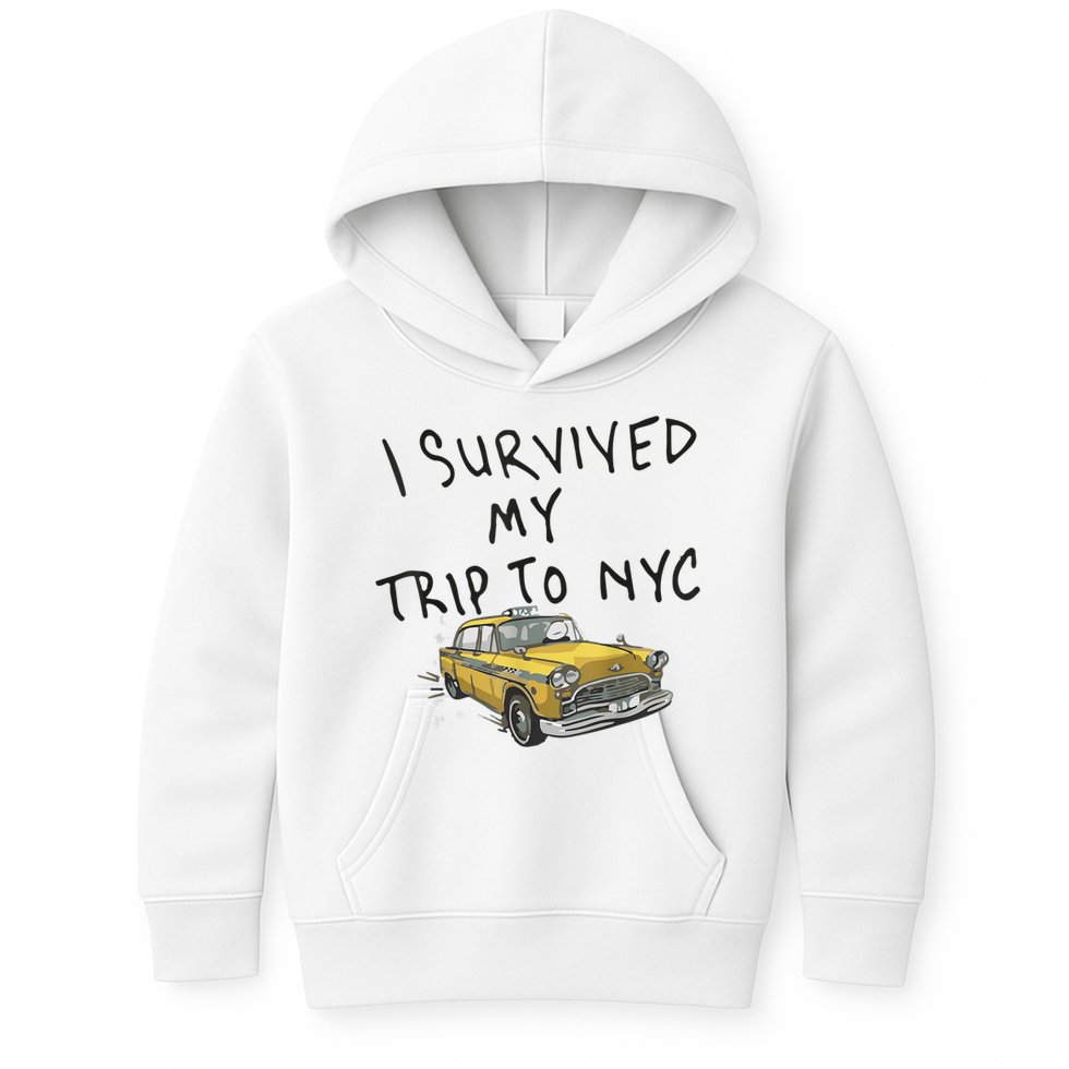 I Survived My Trip To NYC Kids Hoodie