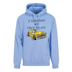 I Survived My Trip To NYC New York City Yellow Taxi Meme Unisex Surf Hoodie