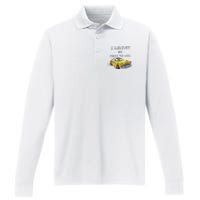 I Survived My Trip To NYC New York City Yellow Taxi Meme Performance Long Sleeve Polo