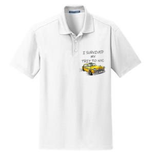 I Survived My Trip To NYC New York City Yellow Taxi Meme Dry Zone Grid Polo