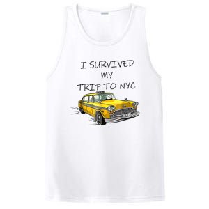 I Survived My Trip To NYC New York City Yellow Taxi Meme PosiCharge Competitor Tank