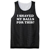 I Shaved My Balls For This Meme Mesh Reversible Basketball Jersey Tank