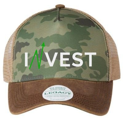 Invest Stock Market Trading Day Trader Money Investing Legacy Tie Dye Trucker Hat