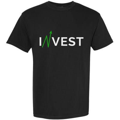 Invest Stock Market Trading Day Trader Money Investing Garment-Dyed Heavyweight T-Shirt