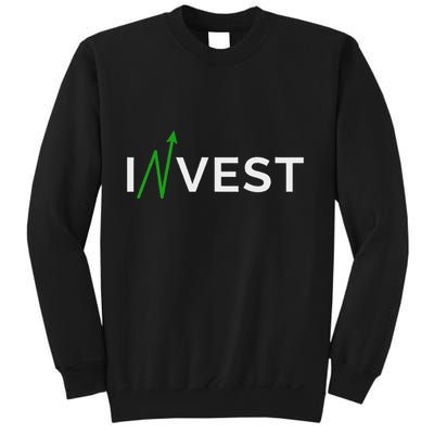 Invest Stock Market Trading Day Trader Money Investing Sweatshirt