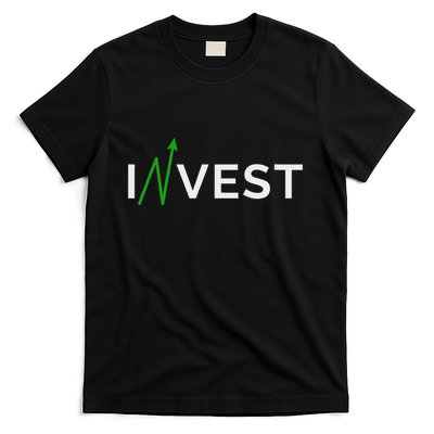 Invest Stock Market Trading Day Trader Money Investing T-Shirt