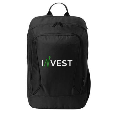 Invest Stock Market Trading Day Trader Money Investing City Backpack