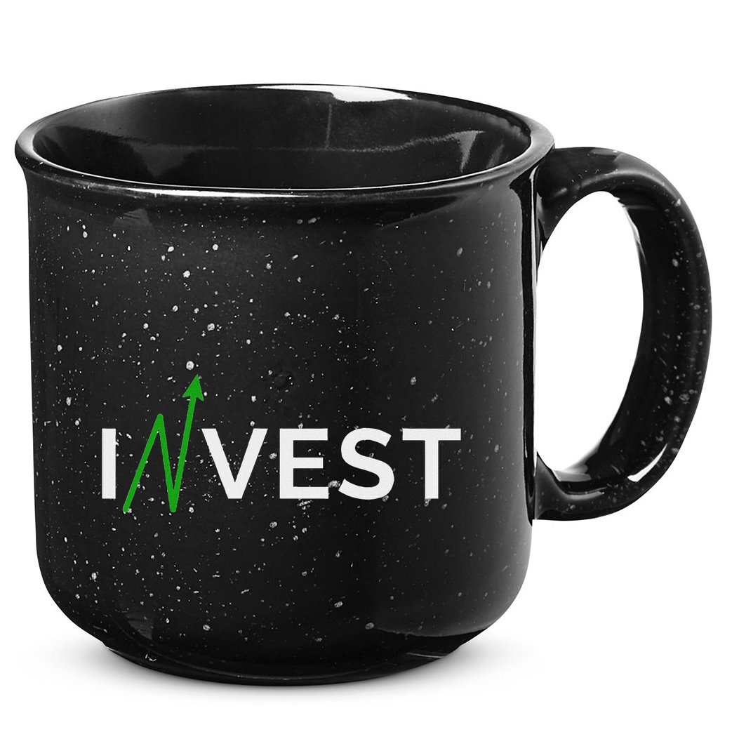 Invest Stock Market Trading Day Trader Money Investing 15oz Campfire Ceramic Mug