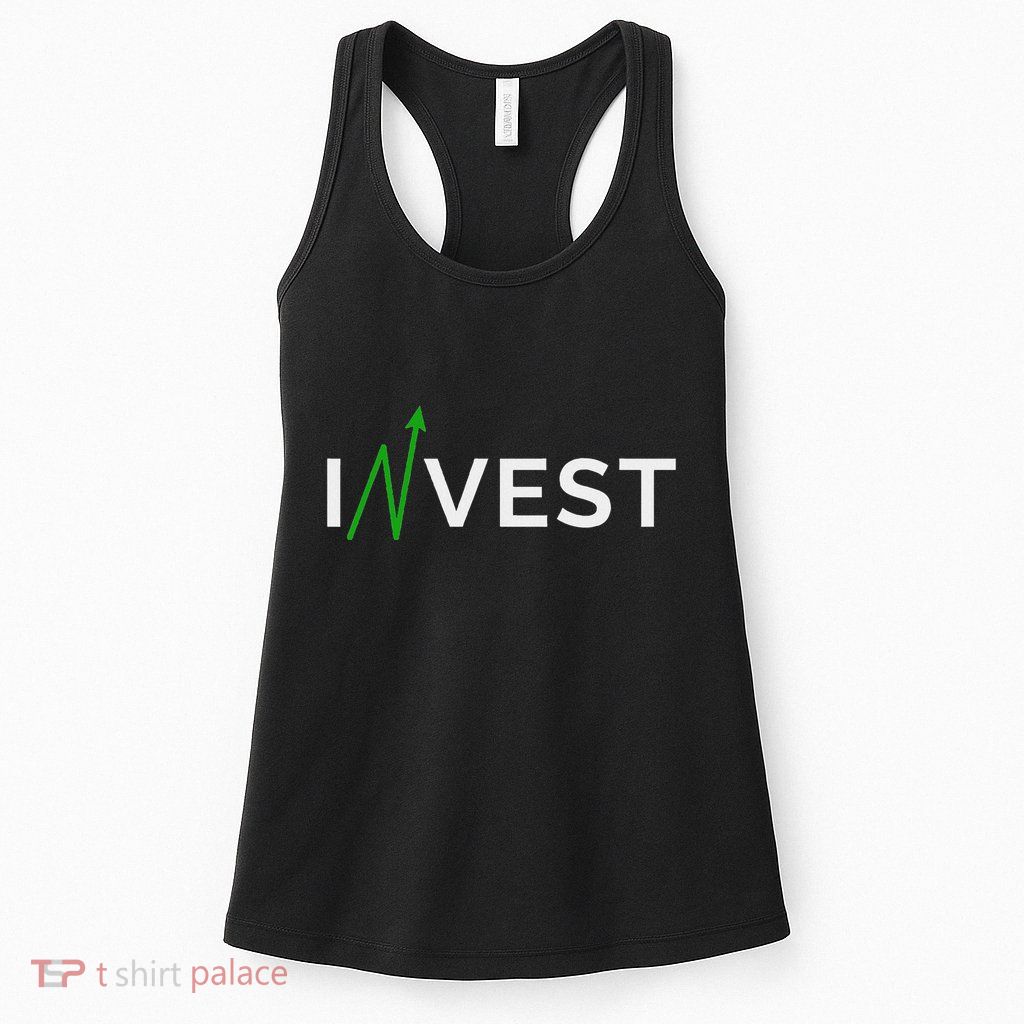 Invest Stock Market Trading Day Trader Money Investing Womens Tank Top