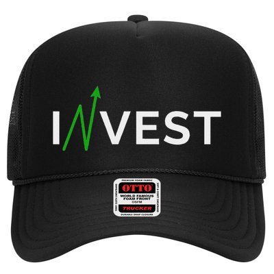 Invest Stock Market Trading Day Trader Money Investing Trucker Hat
