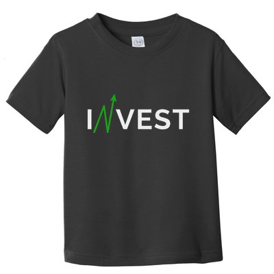 Invest Stock Market Trading Day Trader Money Investing Toddler T-Shirt