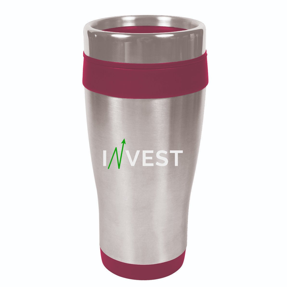 Invest Stock Market Trading Day Trader Money Investing 16oz Travel Tumbler