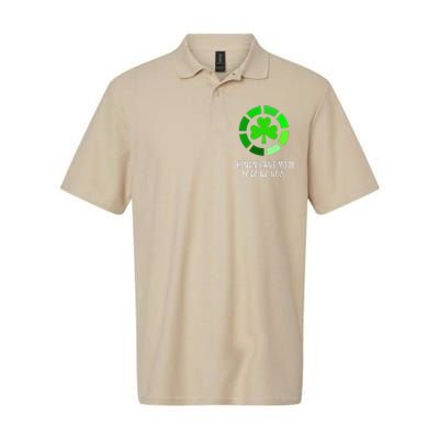 Irish Shenanigans Mode Loading Funny Saint Patrick's Day Softstyle Adult Sport Polo