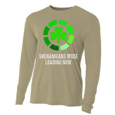 Irish Shenanigans Mode Loading Funny Saint Patrick's Day Cooling Performance Long Sleeve Crew