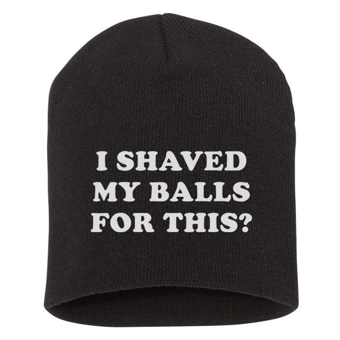 I Shaved My Balls For This Short Acrylic Beanie