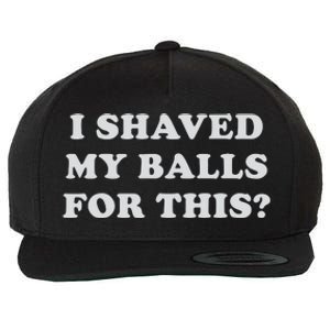 I Shaved My Balls For This Wool Snapback Cap