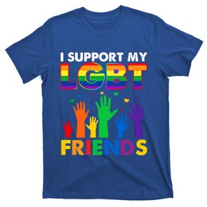 I Support My Lgbt Friends Lgbtq Pride Pride Month Cute Gift T-Shirt