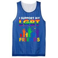 I Support My Lgbt Friends Lgbtq Pride Pride Month Cute Gift Mesh Reversible Basketball Jersey Tank