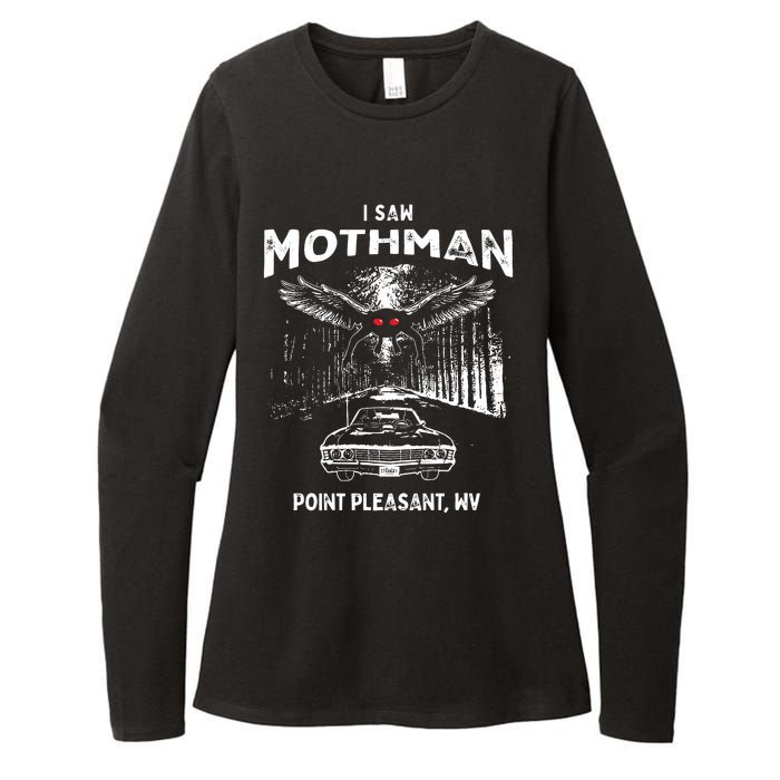 I Saw Mothman In Point Pleasant West Virginia Cryptid Womens CVC Long Sleeve Shirt