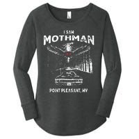 I Saw Mothman In Point Pleasant West Virginia Cryptid Women's Perfect Tri Tunic Long Sleeve Shirt