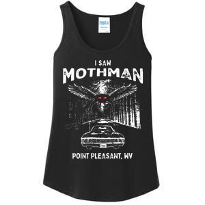 I Saw Mothman In Point Pleasant West Virginia Cryptid Ladies Essential Tank