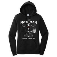 I Saw Mothman In Point Pleasant West Virginia Cryptid Women's Pullover Hoodie