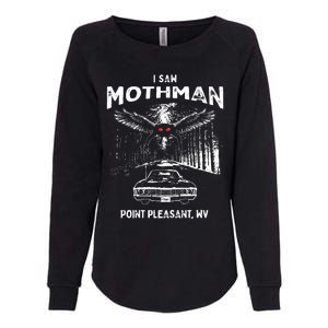 I Saw Mothman In Point Pleasant West Virginia Cryptid Womens California Wash Sweatshirt