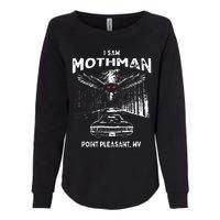 I Saw Mothman In Point Pleasant West Virginia Cryptid Womens California Wash Sweatshirt