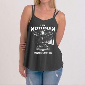 I Saw Mothman In Point Pleasant West Virginia Cryptid Women's Strappy Tank