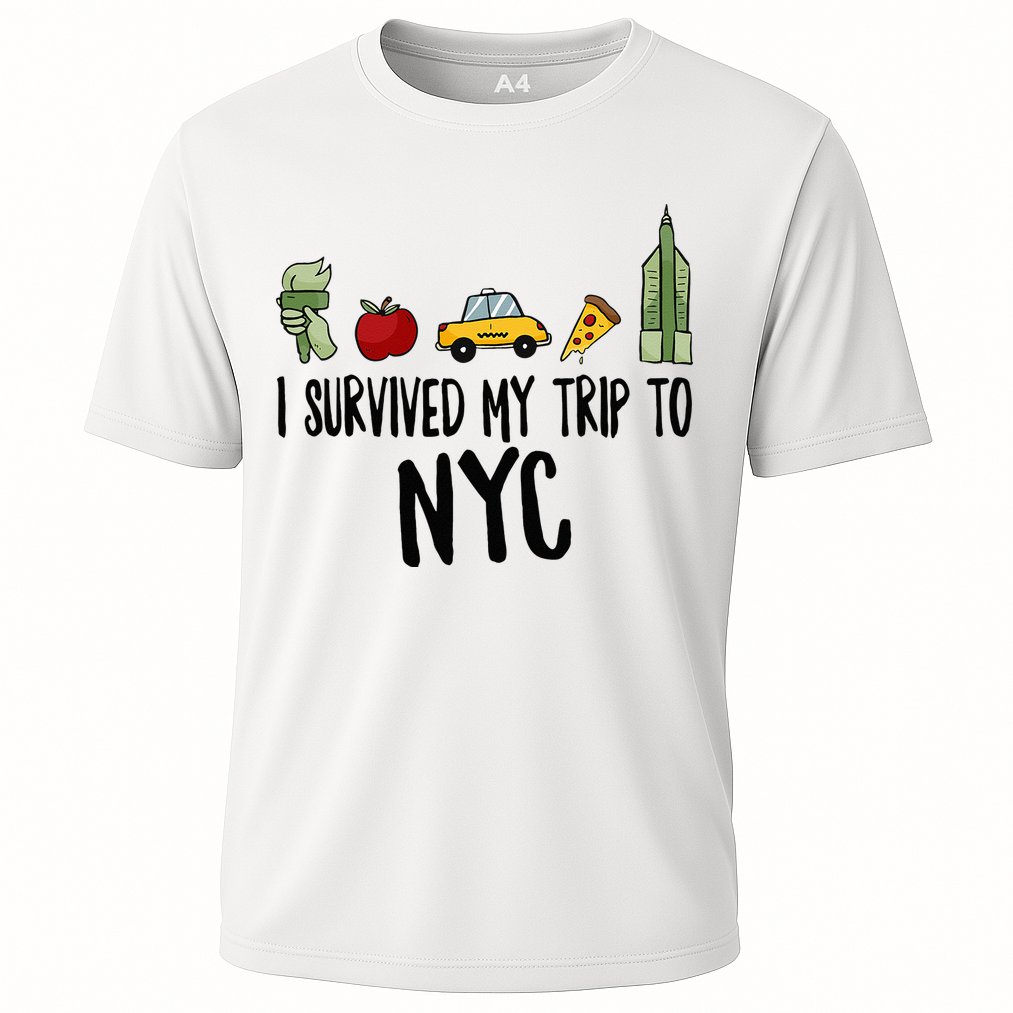 I Survived My Trip To NYC New York Bild Big Apple Cooling Performance Crew T-Shirt