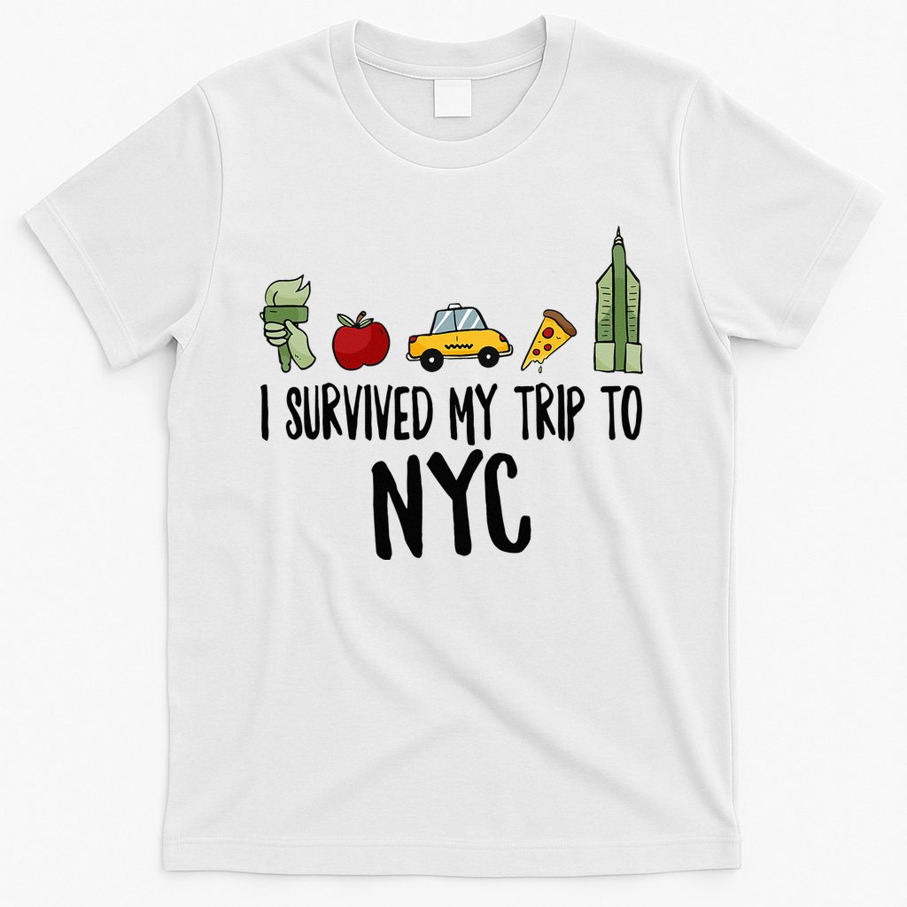 I Survived My Trip To NYC New York Bild Big Apple T-Shirt