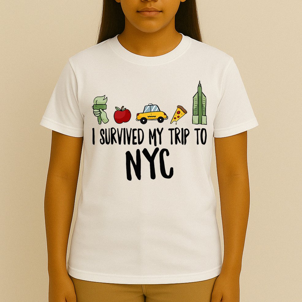I Survived My Trip To NYC New York Bild Big Apple T-Shirt