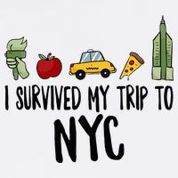 I Survived My Trip To NYC New York Bild Big Apple Womens Tank Top